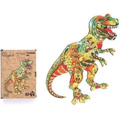 PuzzleOK Puzzle drewniane eko 129 Tyranozaur rex A3