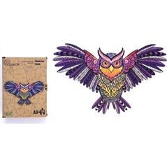PuzzleOK Puzzle drewniane eko 120 Magiczna sowa A3