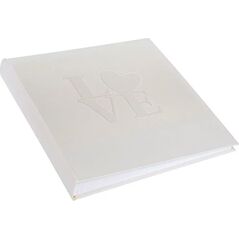 Goldbuch Album GOLDBUCH 08118 White Love 30x31cm 60 pages |white sheets| corner/splits [V]