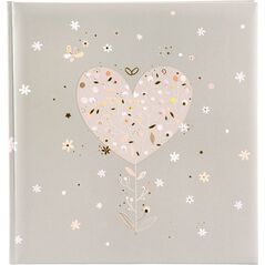 Goldbuch Album GOLDBUCH 08184 Elegant Heart 30x31cm 60 pages |white sheets| corner/splits
