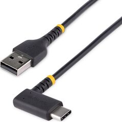 Kabel USB StarTech USB-A - USB-C 0.3 m Czarny (R2ACR-30C-USB-CABLE)