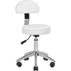 Activeshop Taboret kosmetyczny do pedicure 304-P biały