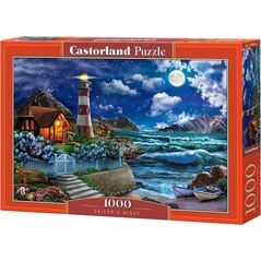 Castorland Puzzle 1000 element?w Noc ?eglarza, latarnia morska