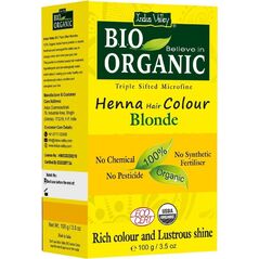 Indus Valley Indus Valley Farba do włosów na bazie henny blond - 100 g