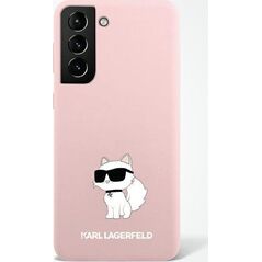 Karl Lagerfeld Etui Karl Lagerfeld KLHCS23LSNCHBCP Samsung Galaxy S23 Ultra hardcase różowy/pink Silicone Choupette