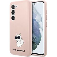 Karl Lagerfeld Etui Karl Lagerfeld KLHCS23MSNCHBCP Samsung Galaxy S23+ Plus hardcase różowy/pink Silicone Choupette