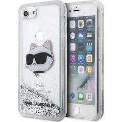 Karl Lagerfeld Etui Karl Lagerfeld KLHCI8LNCHCS Apple iPhone SE 2022/SE 2020/8/7 srebrny/silver hardcase Glitter Choupette Head
