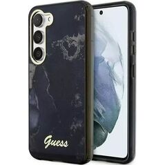 Guess Etui Guess GUHCS23MHTMRSK do Samsung Galaxy S23+ Plus S916 czarny/black hardcase Golden Marble Collection