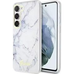 Guess Etui Guess GUHCS23MPCUMAH do Samsung Galaxy S23+ Plus S916 biały/white hardcase Marble