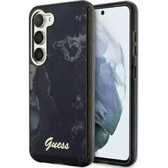 Guess Etui Guess GUHCS23SHTMRSK do Samsung Galaxy S23 S911 czarny/black hardcase Golden Marble Collection