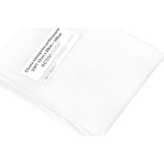 Activeshop Jednorazowe chusty zabiegowe perforowane 100 szt. 15 x 20 cm białe