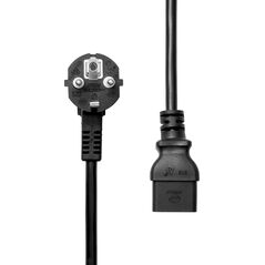Kabel zasilający ProXtend ProXtend Power Cord Schuko Angled to C19 1M