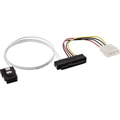 InLine InLine® SAS Cable Mini SAS SFF-8087 to 1x SAS SFF-8482 + Power 0.75m