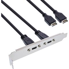 InLine InLine® Slot bracket USB Type-C to USB 3.1 front panel Key-A internal, 0.5m