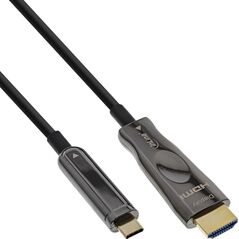 Kabel USB InLine USB-C - HDMI 25 m Czarny (64225A)