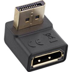 Adapter AV InLine InLine® DisplayPort Adaptor, DisplayPort male/female downward angled