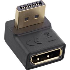 Adapter AV InLine InLine® DisplayPort Adaptor, DisplayPort male/female upward angled