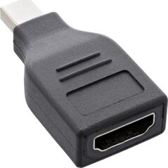 Adapter AV InLine InLine® DisplayPort converter, mini DisplayPort male to HDMI female, FullHD/60Hz, black