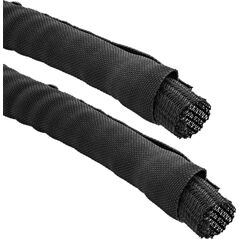 Organizer InLine InLine® Self Closing Sleeving, black, 25mm diameter, 5m