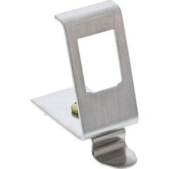 InLine InLine® Keystone Mounting for DIN rail, 1-port, metal