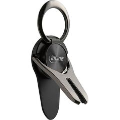 InLine InLine® smartphone 3in1 Smartclip car holder, stand, finger holder, self-adhesive mobile phone handle, smartphone holder, Selfie mobile phone holder,