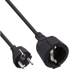Kabel zasilający InLine InLine® Power Extension Cable Type F black 20m
