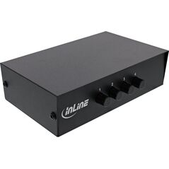 InLine InLine® AV Switch manual 4-port, 3x RCA IN/OUT