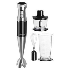 Blender Concept Blender rÄczny TM4900 z chopperem, ubijaczkÄ i pojemnikiem do miksowania 1000 W BLACK