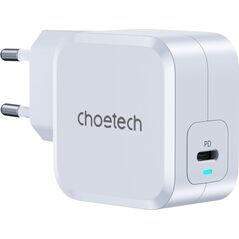 Ładowarka Choetech Choetech szybka ładowarka sieciowa USB C 45W PPS / PD biała (PD8007)