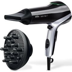 Suszarka Braun Braun Satin Hair 7 HD730, hair dryer (black/silver)