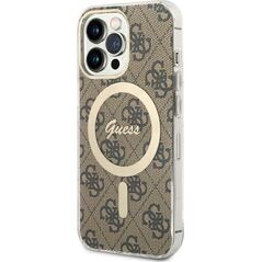 Guess Etui Guess GUHMP13LH4STW Apple iPhone 13 Pro brązowy/brown hardcase 4G MagSafe