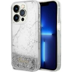 Guess Etui Guess GUHCP14XLCSGSGH Apple iPhone 14 Pro Max biały/white hardcase Liquid Glitter Marble
