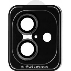 Osłona Szkło Hartowane 9h Na Obiektyw Aparat Do Iphone 16 / 16 Plus - Czarny / Cppaip16pl01