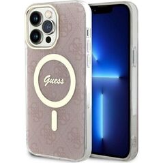Guess Guess 4G MagSafe - Etui iPhone 14 Pro Max (Różowy)