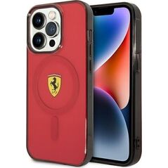 Ferrari Ferrari Translucent MagSafe - Etui iPhone 14 Pro (Czerwony)