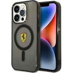 Ferrari Ferrari Translucent MagSafe - Etui iPhone 14 Pro Max (Czarny)