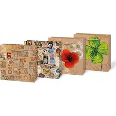 MFP paper torebka na prezent M KRAFT mix 3 190x250x90 5251453