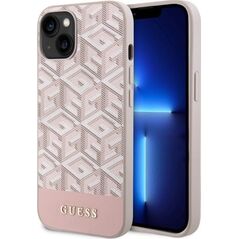 Guess Etui Guess GUHMP14MHGCFSEP Apple iPhone 14 Plus różowy/pink hard case GCube Stripes MagSafe