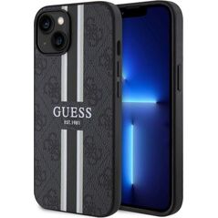 Guess Etui Guess GUHMP14MP4RPSK Apple iPhone 14 Plus czarny/black hardcase 4G Printed Stripes MagSafe