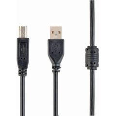 Kabel USB Cablexpert USB-A - USB-B 1.5 m Czarny (CCFB-USB2-AMBM-1.5M)