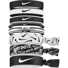 Nike Opaski do włosów Nike Mixed 9 szt 3 szerokości czarno-białe