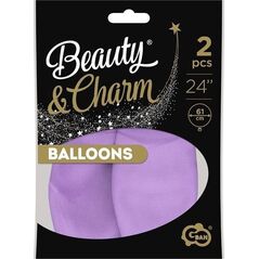 GoDan Balony Beauty&Charm makaronowe lawenda 61cm 2szt