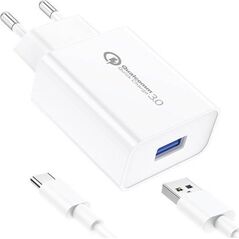 Ładowarka Foneng Ładowarka sieciowa Foneng EU13 + kabel USB do USB-C, 3A (biała)