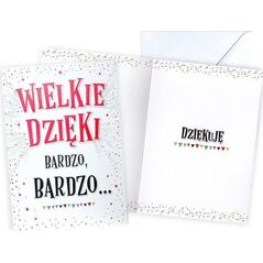 KUKARTKA KARNET V PODZIEKOWANIE V-076