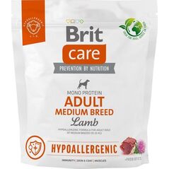 Brit Karma sucha dla psa Hypoallergenic Adult Medium Breed Lamb 1 kg