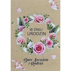 Trend Kartka okolicznościowa Urodziny