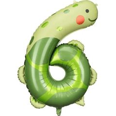 Party Deco Balon foliowy 6 Żółw 75x96cm