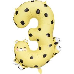 Party Deco Balon foliowy 3 Gepard 68x98cm