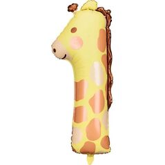 Party Deco Balon foliowy 1 Żyrafa 42x90cm