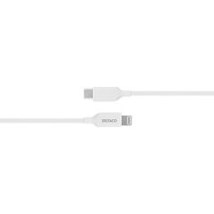 Kabel USB Deltaco USB-C - Lightning 2 m Biały (IPLH-452)